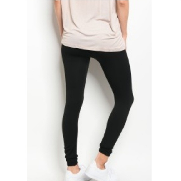 Fleece Petite BLACK Legging Best Seller! - Picture 4 of 4